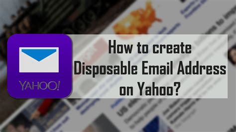disposable email yahoo.